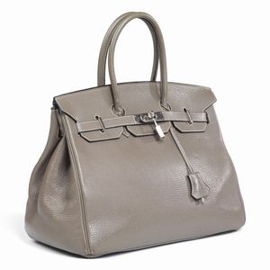 HERMES : HERMES BIRKIN 35  - Asta VINTAGE: BORSE E ACCESSORI DI HERMES, LOUIS VUITTON E ALTRE GRANDI MAISON - Associazione Nazionale - Case d'Asta italiane