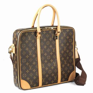 Louis Vuitton : LOUIS VUITTON BORSA DA LAVORO  - Asta VINTAGE: BORSE E ACCESSORI DI HERMES, LOUIS VUITTON E ALTRE GRANDI MAISON - Associazione Nazionale - Case d'Asta italiane