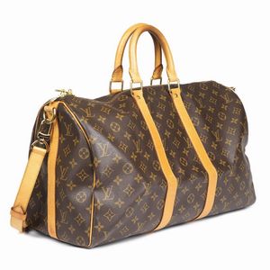 LOUIS VUITTON BORSONE DA VIAGGIO GRANDE - Asta VINTAGE: BORSE E ACCESSORI  DI HERMES, LOUIS VUITTON E