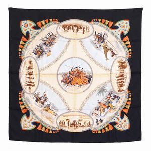 HERMES - HERMES FOULARD "CAVALIERS PEULS"