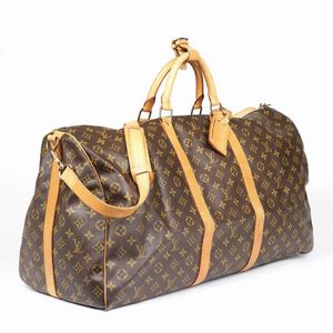 Louis Vuitton : LOUIS VUITTON BORSA VIAGGIO KEEPALL BANDOULIERE 60  - Asta VINTAGE: BORSE E ACCESSORI DI HERMES, LOUIS VUITTON E ALTRE GRANDI MAISON - Associazione Nazionale - Case d'Asta italiane