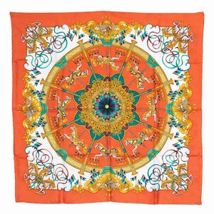 HERMES - HERMES FOULARD "LUNA PARK"