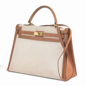 HERMES KELLY SELLIER 35  - Asta VINTAGE: BORSE E ACCESSORI DI HERMES, LOUIS VUITTON E ALTRE GRANDI MAISON - Associazione Nazionale - Case d'Asta italiane