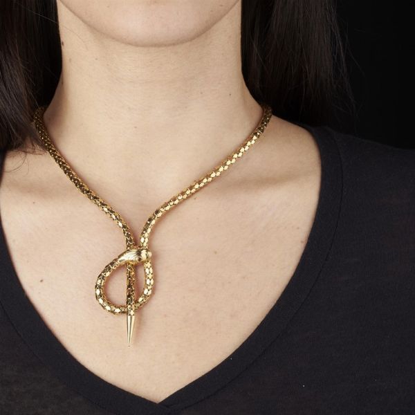 COLLANA A FORMA DI SERPENTE  - Asta Gioielli  - Associazione Nazionale - Case d'Asta italiane