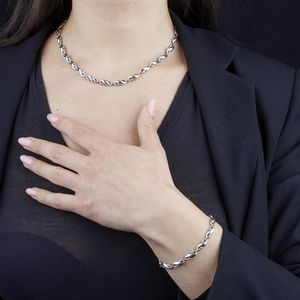 TIFFANY & CO : ELSA PERETTI PER TIFFANY & CO. COLLANA E BRACCIALE A CATENA  - Asta Gioielli  - Associazione Nazionale - Case d'Asta italiane