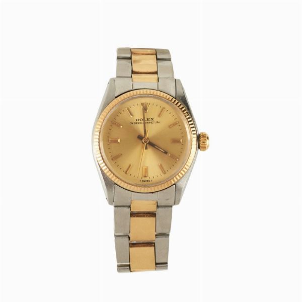 ROLEX : ROLEX PERPETUAL BOY-SIZE ACCIAIO E ORO REF. 6748 N. 37969XX ANNO 1974  - Asta Orologi  - Associazione Nazionale - Case d'Asta italiane