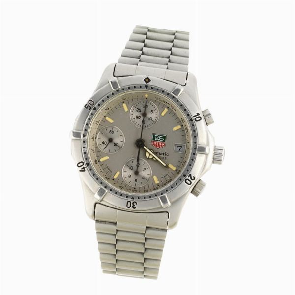 TAG HEUER 2000 CRONOGRAFO REF. 760.306 IN ACCIAIO  - Asta Orologi  - Associazione Nazionale - Case d'Asta italiane