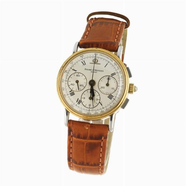 Baume & Mercier : BAUME & MERCIER CRONOGRAFO REF. 6101 099 N. 21528XX  - Asta Orologi  - Associazione Nazionale - Case d'Asta italiane