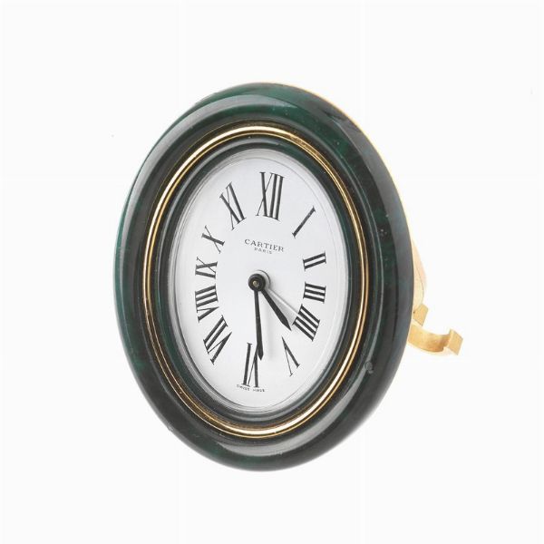 CARTIER : CARTIER PARIS BAGNOIRE PENDULETTE SVEGLIA DA TAVOLO  - Asta Orologi  - Associazione Nazionale - Case d'Asta italiane