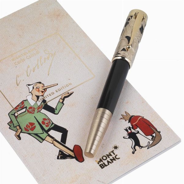 MONTBLANC : MONTBLANC COLLODI PENNA STILOGRAFICA EDIZIONE LIMITATA N. 04041/12000 ANNO 2011  - Asta ASTA A TEMPO | PENNE DA COLLEZIONE - Associazione Nazionale - Case d'Asta italiane