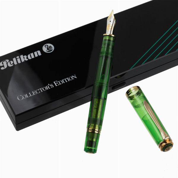 PELIKAN : PELIKAN M800 TRANSPARENT SOUVERAN PENNA STILOGRAFICA  - Asta ASTA A TEMPO | PENNE DA COLLEZIONE - Associazione Nazionale - Case d'Asta italiane