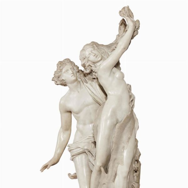 APOLLO E DAFNE, DA GIAN LORENZO BERNINI, SECOLO XIX  - Asta INTERNATIONAL FINE ART E UNA IMPORTANTE COLLEZIONE DI PENDOLE AU BON SAUVAGE - Associazione Nazionale - Case d'Asta italiane