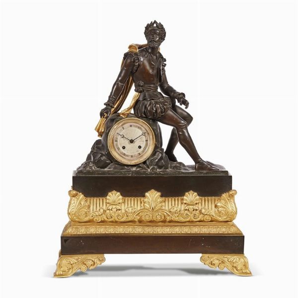 OROLOGIO, FRANCIA, SECOLO XIX  - Asta INTERNATIONAL FINE ART E UNA IMPORTANTE COLLEZIONE DI PENDOLE AU BON SAUVAGE - Associazione Nazionale - Case d'Asta italiane