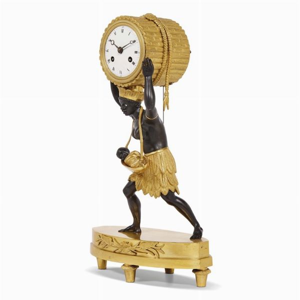 OROLOGIO DA CAMINO, CROUTELLE LAIN, PARIGI, 1810 CIRCA  - Asta INTERNATIONAL FINE ART E UNA IMPORTANTE COLLEZIONE DI PENDOLE AU BON SAUVAGE - Associazione Nazionale - Case d'Asta italiane