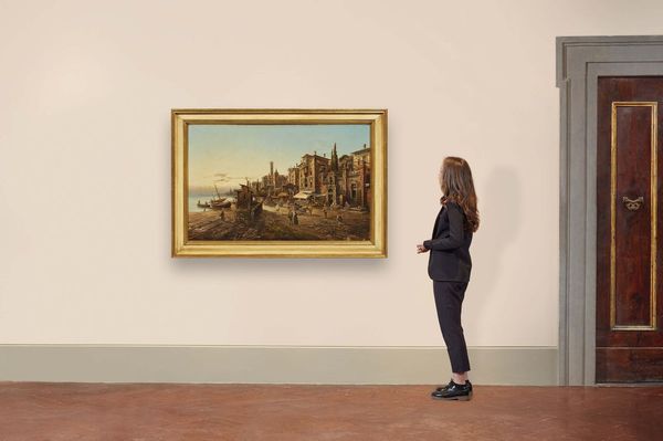 Scuola inglese del secolo XIX  - Asta INTERNATIONAL FINE ART E UNA IMPORTANTE COLLEZIONE DI PENDOLE AU BON SAUVAGE - Associazione Nazionale - Case d'Asta italiane