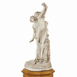 APOLLO E DAFNE, DA GIAN LORENZO BERNINI, SECOLO XIX  - Asta INTERNATIONAL FINE ART E UNA IMPORTANTE COLLEZIONE DI PENDOLE AU BON SAUVAGE - Associazione Nazionale - Case d'Asta italiane