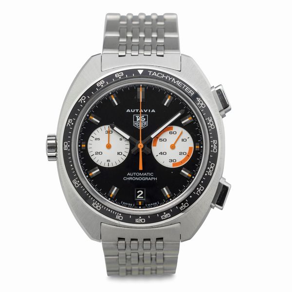 TAG HEUER : Autavia ref CY2111 in acciaio, automatico, impermeabile con bracciale originale e chiusura deployante  - Asta Orologi da Polso e da Tasca - Associazione Nazionale - Case d'Asta italiane