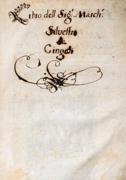 Sansovino, Francesco : L'Historia di Casa Orsina. Nella quale oltre all'origine sua, si contengono molte nobili imprese fatte da loro in diverse Provincie, fino a tempi nostri.  - Asta Libri, Autografi e Stampe - Associazione Nazionale - Case d'Asta italiane