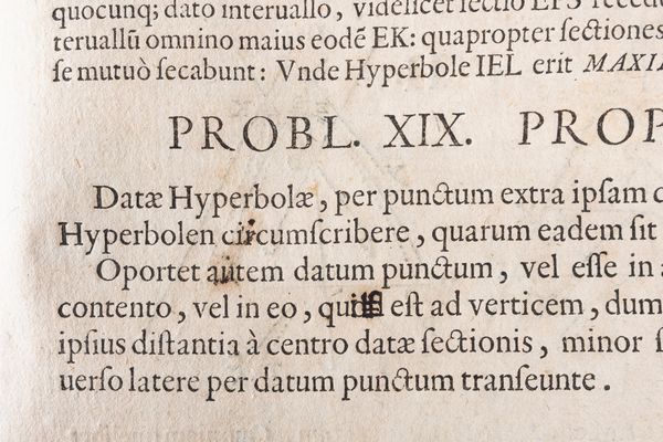 Vincenzo Viviani : De maximis; et minimis geometrica diuinatio in quintum conicorum Apollonii Pergaei adhuc desideratum ad Serenissimum Ferdinandum  - Asta Libri, Autografi e Stampe - Associazione Nazionale - Case d'Asta italiane