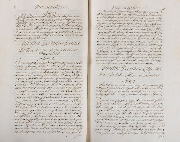 Georgy Rakoczi II : Approbatae Constitutiones - De rebus religionis et sententiae  - Asta Libri, Autografi e Stampe - Associazione Nazionale - Case d'Asta italiane