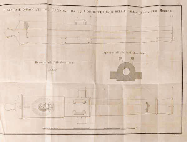 Giovanni Acton : Regolamento per la fondizione e le dimensioni de' pezzi di artiglieria, la prova e verificazione de' medesimi, l'amministrazione della fonderia, prova delle polveri da guerra, barili, trasporto e magazzini della medema per uso dell'artiglieria delle Sicilie  - Asta Libri, Autografi e Stampe - Associazione Nazionale - Case d'Asta italiane