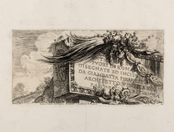 Piranesi, Giovanni Battista : Antichit Romane fuori di Roma disegnate ed incise da Giambatta Piranesi, Architetto Veneziano. Parte Seconda  - Asta Libri, Autografi e Stampe - Associazione Nazionale - Case d'Asta italiane