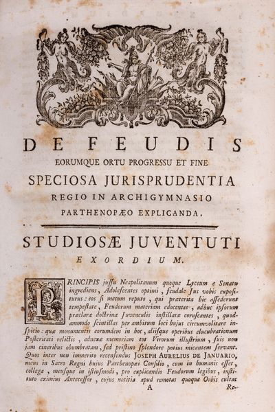 Angelo Di Costanzo : Istoria del Regno di Napoli. Nella quale si raccontano i fatti pi importanti dalla morte dell'Imperadore Federico II fino a' tempi di Ferdinando I d'Aragona.  - Asta Libri, Autografi e Stampe - Associazione Nazionale - Case d'Asta italiane