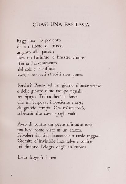 Montale, Eugenio : Ossi di seppia (1920-1927)  - Asta Libri, Autografi e Stampe - Associazione Nazionale - Case d'Asta italiane