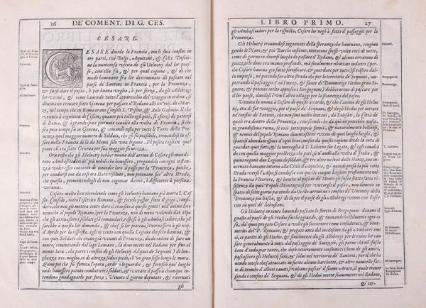 Giulio Cesare Brancaccio : Il Brancatio della vera Disciplina e Arte militare sopra i Commentari di Giulio Cesare da lui ridotti in compendio per commodit de' Soldati  - Asta Libri, Autografi e Stampe - Associazione Nazionale - Case d'Asta italiane