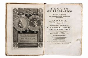 Ambrogio Soldani - Saggio orittografico ovvero osservazioni sopra le terre nautilitiche