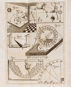 Domenico Luchini : Trattenimenti matematici i quali comprendono copiose tavole horarie per gli orologi  - Asta Libri, Autografi e Stampe - Associazione Nazionale - Case d'Asta italiane