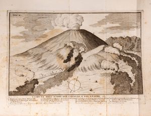 Giovanni Maria Della Torre : Storia e fenomeni del Vesuvio  - Asta Libri, Autografi e Stampe - Associazione Nazionale - Case d'Asta italiane