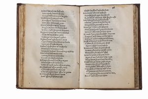 Benivieni, Girolamo : Opere di Girolamo Beniuieni Firentino. Nouissimamente riuedute et da molti errori espurgate con vna canzona dello amor celeste & diuino, col commento dello ill. conte Giouanni Pico Mirandolano distinto in libbri 3  - Asta Libri, Autografi e Stampe - Associazione Nazionale - Case d'Asta italiane