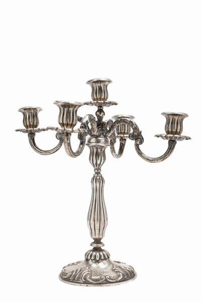 Candelabro  - Asta Argenti - Associazione Nazionale - Case d'Asta italiane