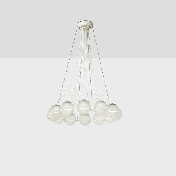 GINO SARFATTI : Lampada a sospensione mod. 2109/12  - Asta Fine Design - Associazione Nazionale - Case d'Asta italiane