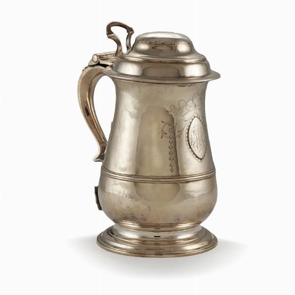 TANKARD, LONDRA, 1758, ARGENTIERE THOMAS MOORE II  - Asta ASTA A TEMPO | ARGENTI ITALIANI ED EUROPEI - Associazione Nazionale - Case d'Asta italiane