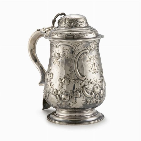 TANKARD, LONDRA, 1775, ARGENTIERE JAMES DIXON & SON  - Asta ASTA A TEMPO | ARGENTI ITALIANI ED EUROPEI - Associazione Nazionale - Case d'Asta italiane