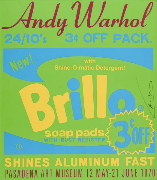 Andy Warhol : Brillo - Pasadena Art Museum  - Asta Arte Moderna e Contemporanea - Associazione Nazionale - Case d'Asta italiane