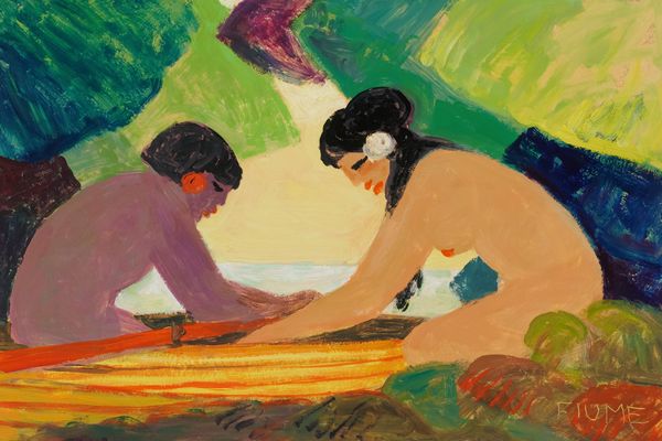 Salvatore Fiume : Omaggio a Gauguin  - Asta Arte Moderna e Contemporanea - Associazione Nazionale - Case d'Asta italiane
