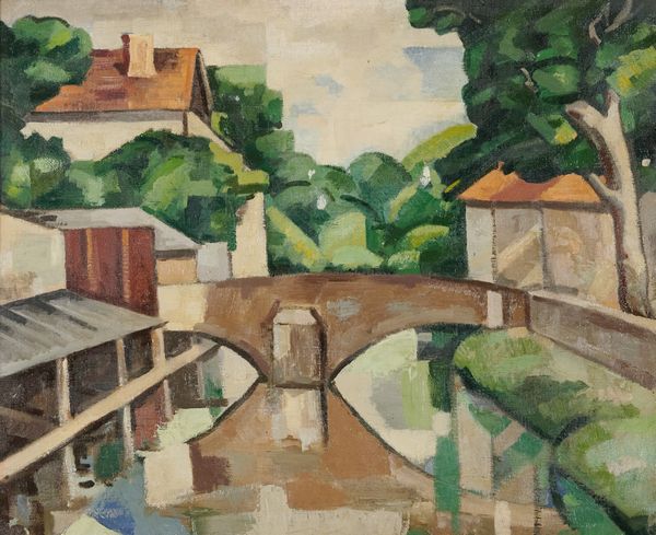 Lentulov Aristarkh Vasilievic (Attribuito) : Paesaggio  - Asta Arte Moderna e Contemporanea - Associazione Nazionale - Case d'Asta italiane