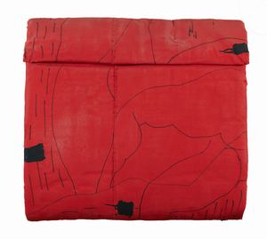 CESARE BERLINGERI - Disegno avvolto sul rosso