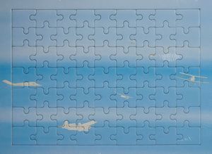 ALIGHIERO BOETTI : Cieli ad alta quota  - Asta Arte Moderna e Contemporanea - Associazione Nazionale - Case d'Asta italiane