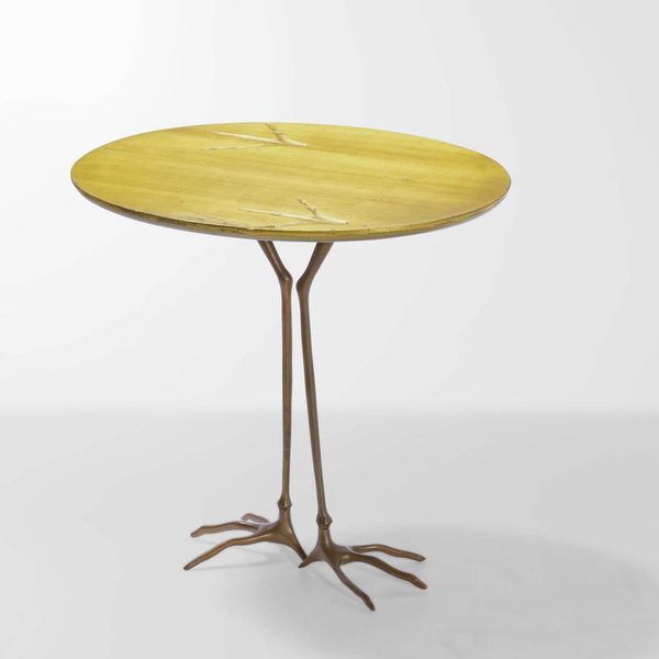 Meret Oppenheim : Tavolo occasionale mod. Traccia  - Asta Design - Associazione Nazionale - Case d'Asta italiane