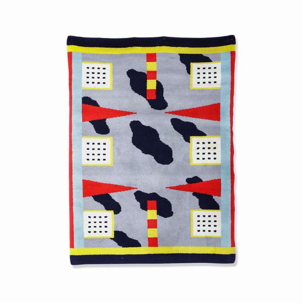 Nathalie Du Pasquier : Tappeto mod. California  - Asta Design - Associazione Nazionale - Case d'Asta italiane