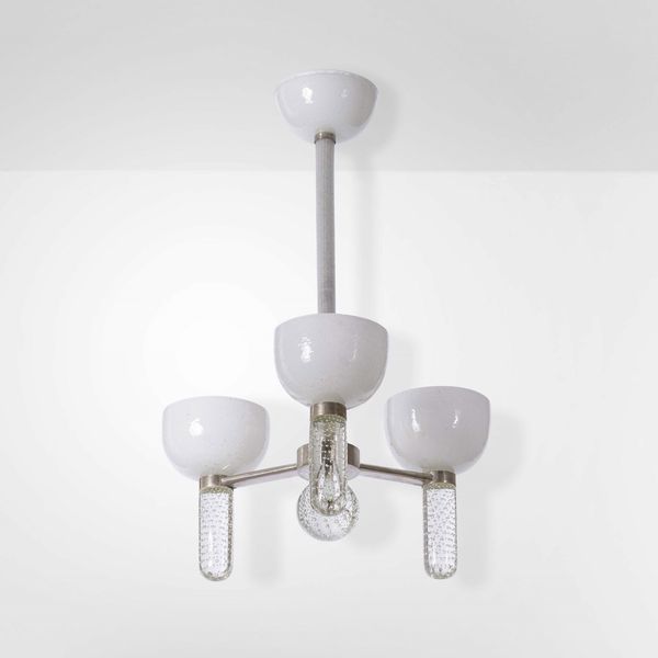 Archimede Seguso : Lampada a sospensione  - Asta Design - Associazione Nazionale - Case d'Asta italiane