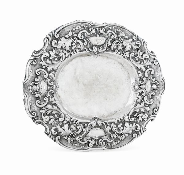 Vassoietto in argento, Genova, punzone Torretta 1757 (non pertinente)  - Asta Argenti da collezione | Antichi - Associazione Nazionale - Case d'Asta italiane