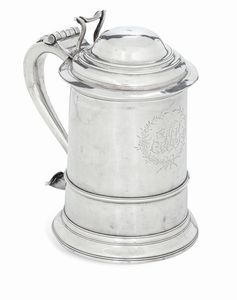 Tankard. Newcastle 1767. Argentiere John Langlands I  - Asta Argenti da collezione | Antichi - Associazione Nazionale - Case d'Asta italiane