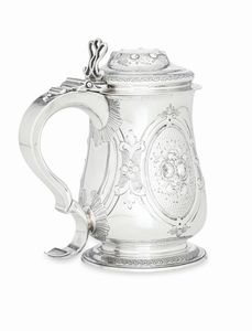 Tankard. Londra 1759. Argentiere Alexander Johnstone  - Asta Argenti da collezione | Antichi - Associazione Nazionale - Case d'Asta italiane