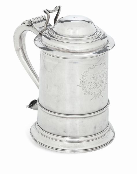 Tankard. Newcastle 1767. Argentiere John Langlands I  - Asta Argenti da Collezione | XX secolo - Associazione Nazionale - Case d'Asta italiane