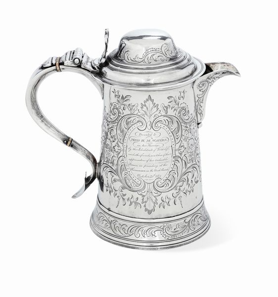 Tankard. Londra 1804. Argentiere Thomas Crippin (?)  - Asta Argenti da Collezione | XX secolo - Associazione Nazionale - Case d'Asta italiane